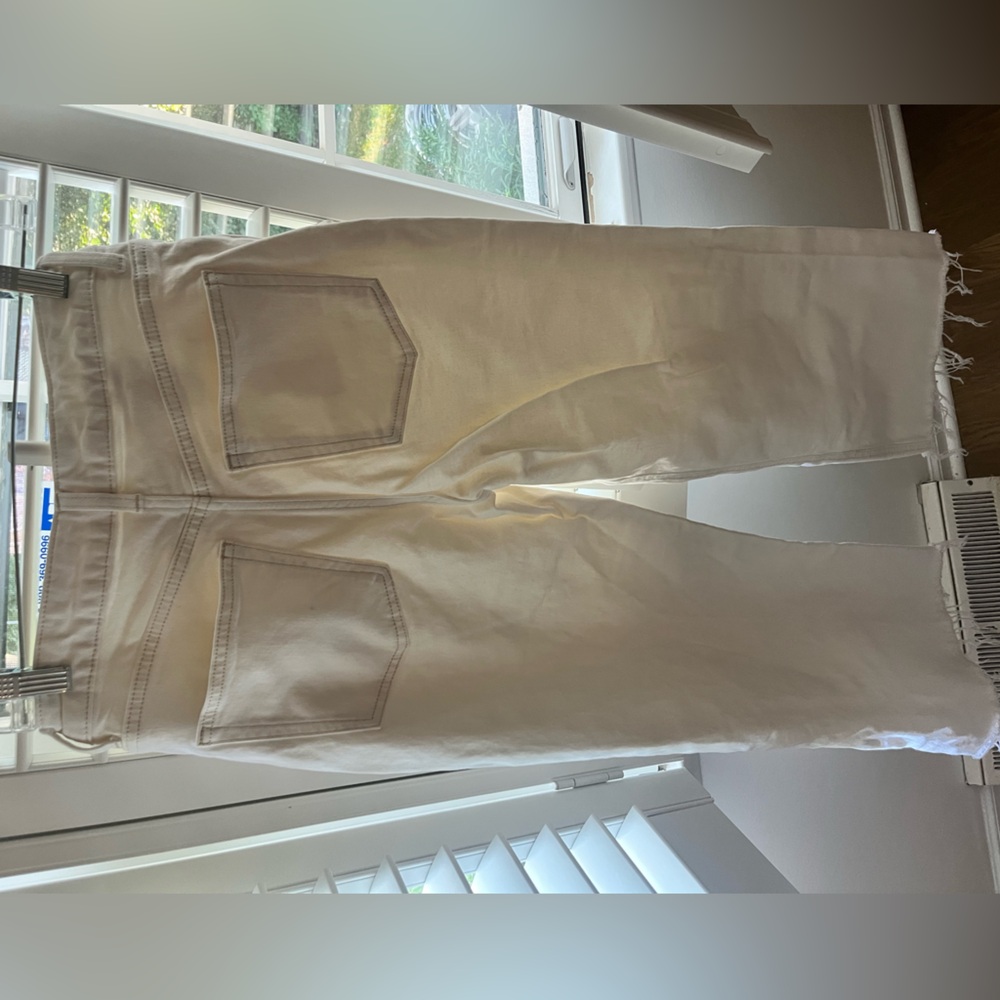 H&M Wide Leg High Rise Ankle Jeans - Picture 4 of 7